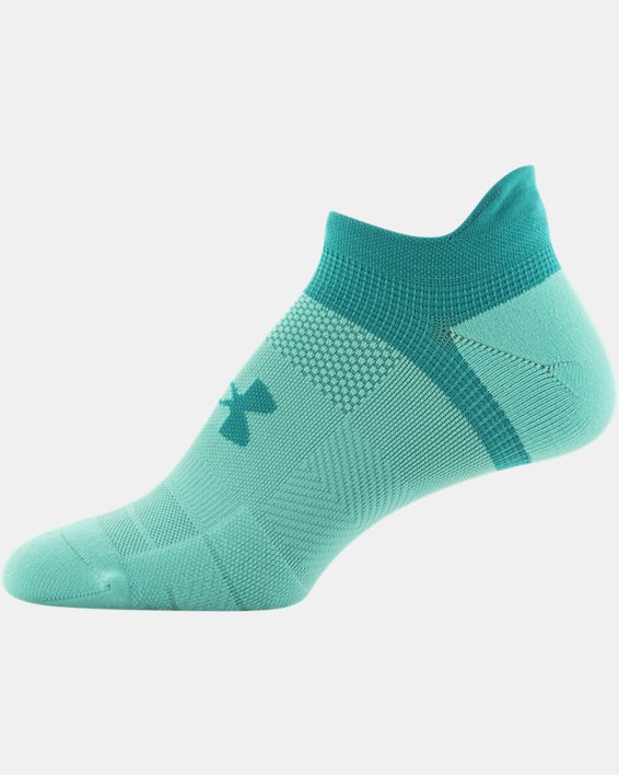 Unisex UA ArmourDry® Run Lite 3-Pack Socks, Green, pdpMainDesktop image number 1